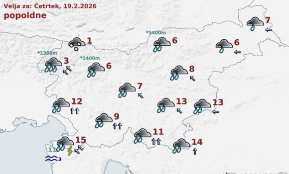 vreme Slovenija danes