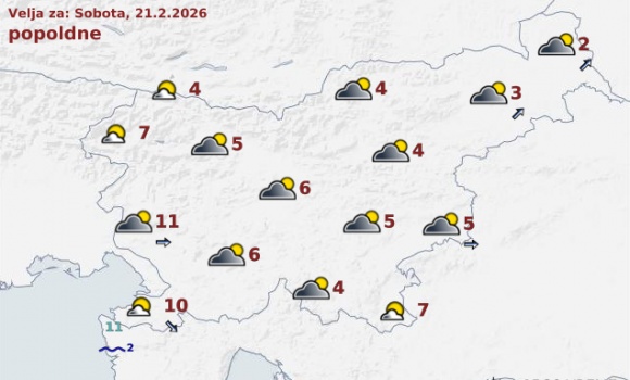 vreme Slovenija danes