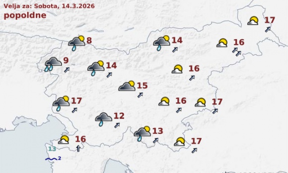 vreme Slovenija danes