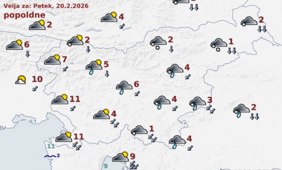 vreme Slovenija jutri
