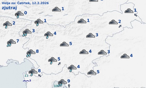 vreme Slovenija pojutrišnjem