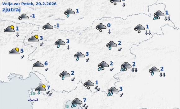 vreme Slovenija pojutrišnjem