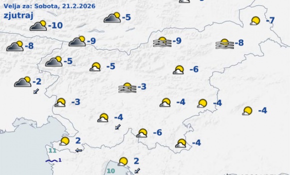 vreme Slovenija pojutrišnjem