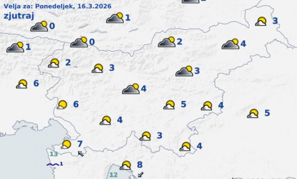vreme Slovenija pojutrišnjem